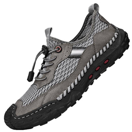 Summer Men's Mesh Shoes Breathable Deodorant Men's Wear-Resistant 2025 New Mesh Shoes Thin Outdoor Sports Mesh Shoes