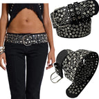 Heavy Industry Handmade Rivet Belt / 110cm