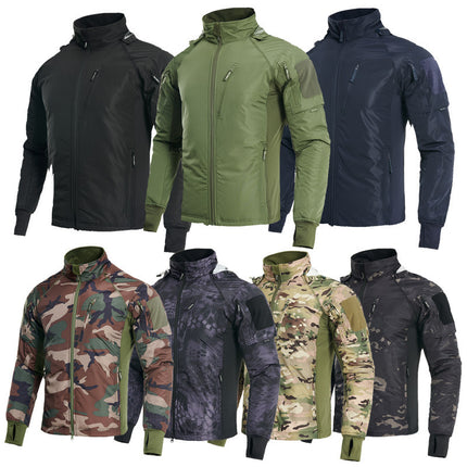 Outdoor Camouflage Jacket CP Camouflage fleece-lined Warm Lightweight Camouflage Jacket Outdoor Mountaineering Jacket Cross-border Foreign Trade