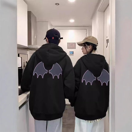 High-End Men's and Women's Long-Sleeved Ins-Style Tops, Special Couple Wear, Autumn and Winter Velvet Hooded Sweatshirts, Trendy Brand Class Uniforms