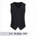 Men's black vest / S