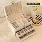 Light luxury drawer model-pearl white [three layers] recommended by the store manager