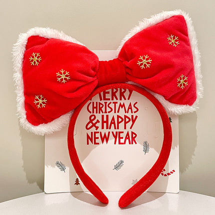 Christmas Antler Headband Holiday Costume Headband Cartoon Hairband for Women 2026 New Children's Hairpin Hair Accessory Gift