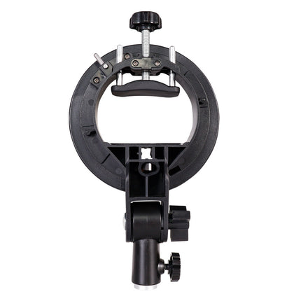 Factory Direct Sales Hot Shoe Lamp Holder Round Short Handle S Chuck Flash Light Stand Baorong Exquisite Mouth Base S Bracket