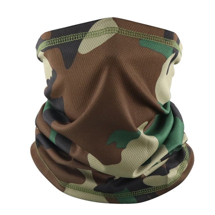 Thin Riding Mask Outdoor Camouflage Multifunctional Magic Headscarf Breathable Sweat Absorbing Neck Mesh Scarf Cross Border