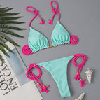 S01416 bright blue swimsuit / S