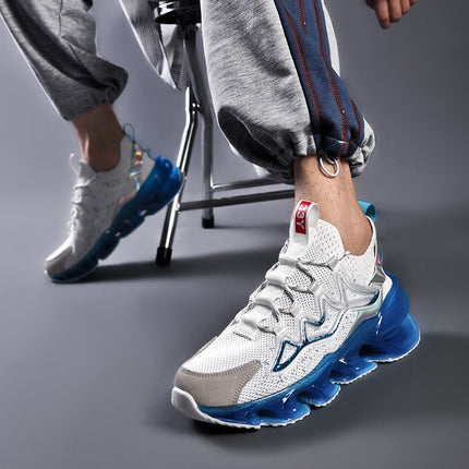 2025 Summer New Men's Sports Shoes, Gold-Trimmed Casual Running Trendy Men's Shoes, Sports Running Shoes, Luminous Shoes