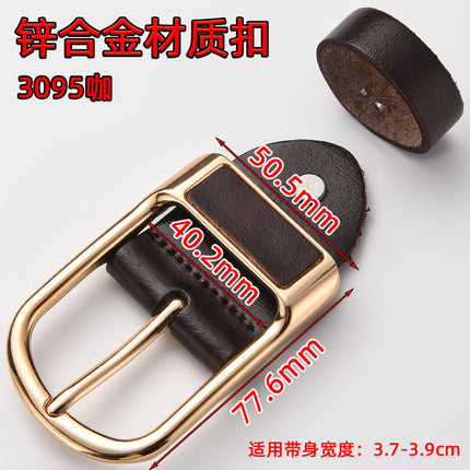Men's Belt Buckle Pin Buckle Belt Buckle Head Waist Trousers Belt Buckle Head Leather Belt Belt Buckle Fittings