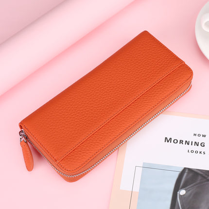 Accordion Card Holder Coin Purse Large Capacity Clutch Anti-Theft First Layer Cowhide Multi-Functional Japanese-Style Card Slot