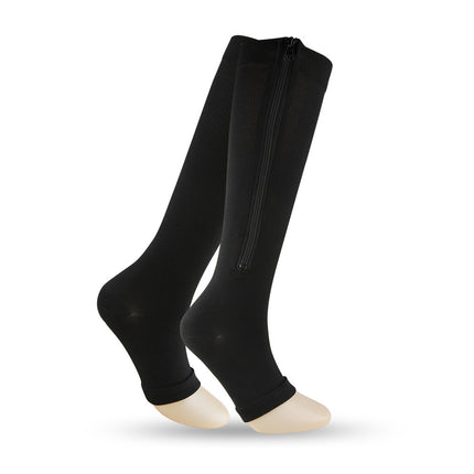 Cross Border Amazon Compression Socks Zipper Socks Sports Compression Leg Socks compression Socks Zipper Socks