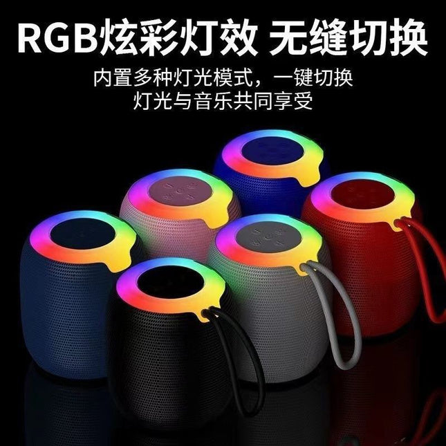 USB Large Audio Subwoofer Bluetooth Speaker Outdoor Portable High Volume Home Desktop Mini Speaker