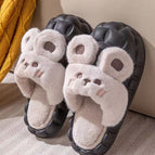 Black [half bag with rabbit] removable and washable / Size 36/37 [suitable for feet 35-36]