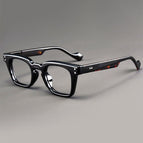 Black frame transparent shell legs