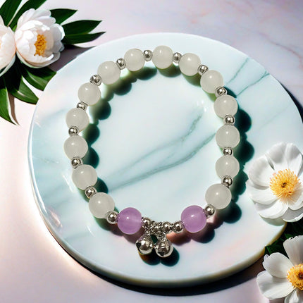 New Chinese-Style Ancient Beaded Elastic String Bracelet, Sweet Girl's Glass Bracelet, Night Market Stall, Cross-Border Live Broadcast Jewelry