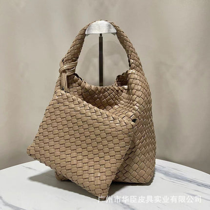 Niche Design Handmade Woven Bag Women's Western-style Bag Women's Bag Small Bag Large Capacity Vegetable Basket Bag
