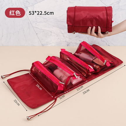 New Cosmetic Bag Four-In-One Travel Portable Multi-Functional Large-Capacity Removable Toiletry Storage Bag