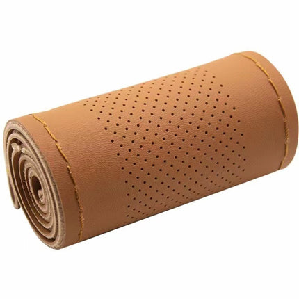 High-elastic hand-stitched car steering wheel cover new self-contained tea fragrance four-sided bullet tea polyphenol handle cover four seasons universal