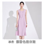 Single purple pink dress / S