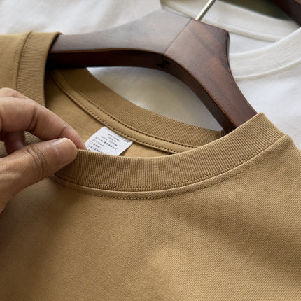 Cylinder Seamless Three-Dimensional Cutting Small Neck All-Match Round Neck Solid Color Long Sleeve Men's and Women's Inner Base Shirt Top New