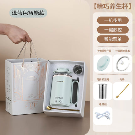 Portable Boiling Cup for Tea Mini Timing Electric Stew Kettle Electric Stew Health Cup Stew and Boiling Integrated Automatic Electric Boiling Cup