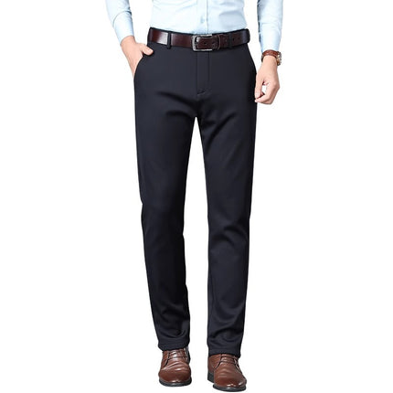 Cross-border wholesale men's professional trousers spring and autumn men's slim casual young and middle-aged professional formal overalls trendy trousers