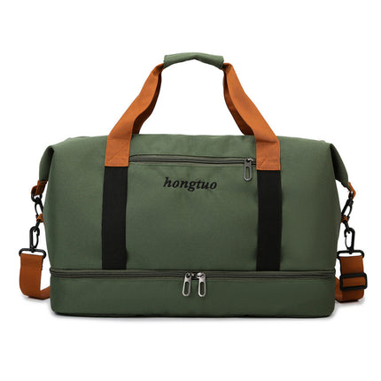 Cross-Border Large-Capacity Travel Bag New Dry and Wet Separation Business Trip Storage Short-Distance Lightweight Fitness Bag Travel Luggage Bag