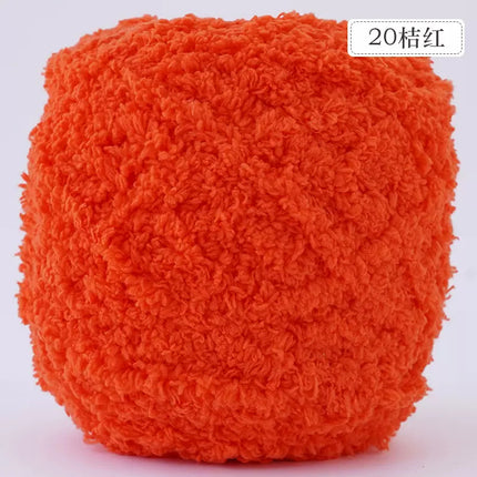 3 strands of coral fleece baby scarf coarse wool hand woven towel line baby sweater in stock wholesale