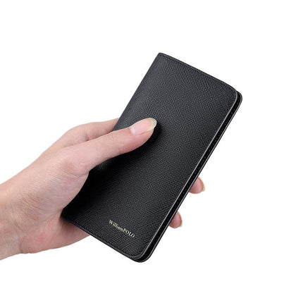 King Paul Card Bag Men's Light Luxury Card Bag Multi Card Bits Cowhide Simple Ultra-thin Card Bag Men's Card Set Wholesale