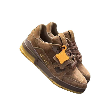 Guangzhou Top-Grade Genuine Leather Air Rubber Chip Lujia Trainer Handbag for Men and Women, Casual Sports Eco-Friendly Rubber Scent