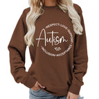 Brown (white font) / S