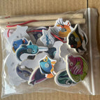 New 31 fish + 2 fishing rods [bag]