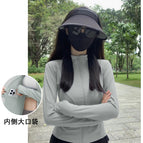 Cold tea gray-waist slimming + built-in pockets / S