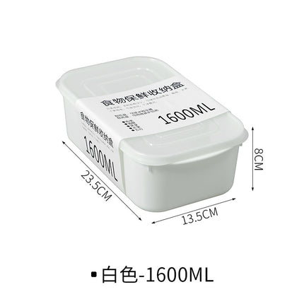 Fresh-keeping box food grade refrigerator special wholesale transparent plastic with lid fruit fresh-keeping frozen sealed food box