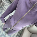 Smoke purple gold slim sweatshirt / 2 yards = s