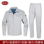 Light Gray (Contrasting long sleeve suit) / XL/175