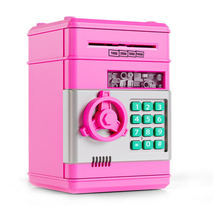 Cross-border atm smart password piggy bank large capacity children's creative piggy bank can only enter the piggy bank