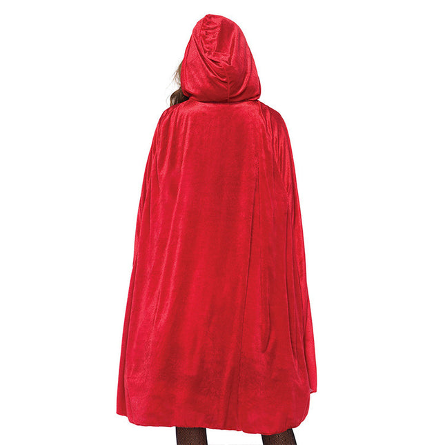 New Model Real Photos of New Size-Specific Halloween Little Red Riding Hood Costume Adult Cosplay Party Nightclub Stage Performance Costume
