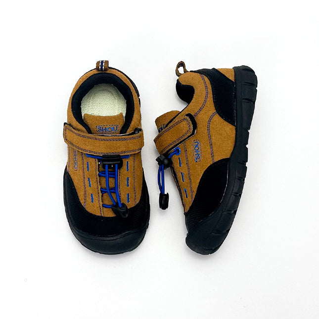 Boys' Genuine Leather Sneakers 2024 Autumn New Children's Soft-soled Mountaineering Shoes Girls' Breathable Shoes Korean Fashion Trendy
