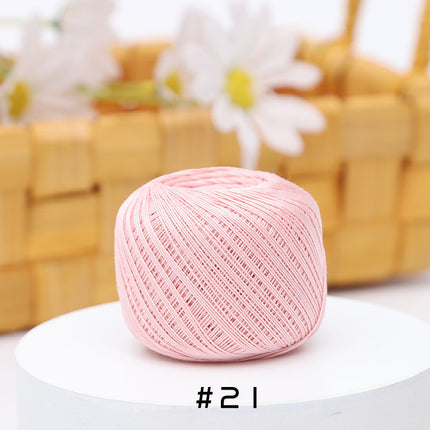 No. 10 Lace Thread Micro Hook Shuttle Weaving Handmade DIY Miniature Doll Fine Wool Crochet Ball 20g Wholesale