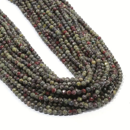 Natural Stone Crystal Mini Size Beads Cut Face Facet Round Beads Bracelet Necklace DIY Original Beaded Accessories Beads