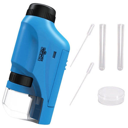 Children's portable microscope science experiment suit educational toys for primary school students junior high school boys and girls gifts