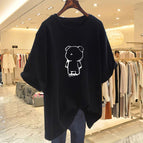 Black [back bear-white] / S