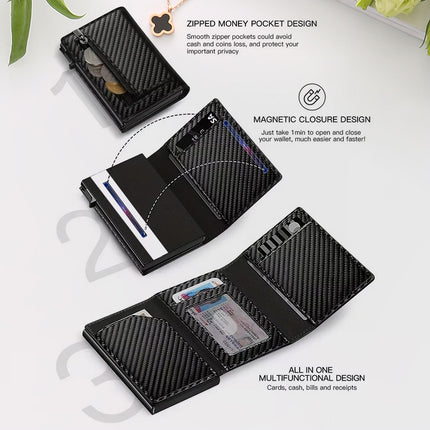 Cross-Border Wallet Card Holder New Men's Wallet Card Holder Integrated Wallet Men's Wallet High-End Menwallet