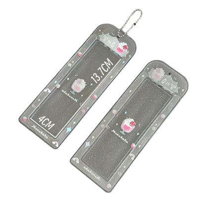 Original Summer Dessert Four-Frame Card Holder Idol Small Card Life Four-Frame Glitter Card Holder Star-Chasing Storage Card Holder