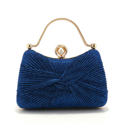 Cross-Border Popular Exquisite Evening Bags, Hand-Held, Fashionable and Versatile, Suitable for European and American Socialites, Elegant for Proms and Wedding Dresses
