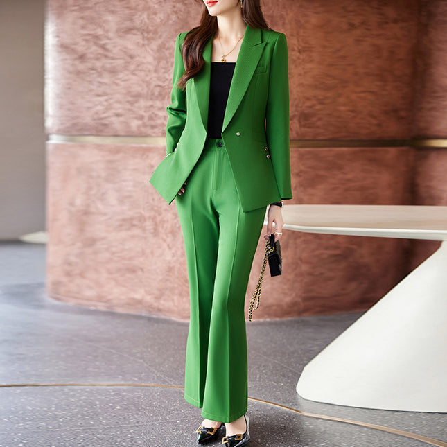 Zihong Zihong High Sense Suit suit Women's 2023 New Autumn Elegant Goddess Fan Fashion Suit 8112