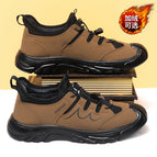 Brown cotton shoes / 39