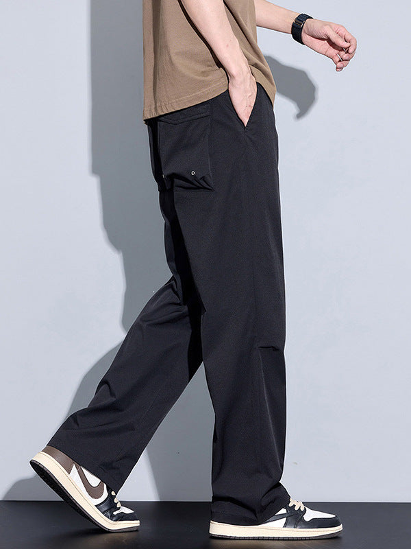 Outdoor Quick-drying Men's Crock Pants Spring and Summer 2025 New Mountaineering Camping American Casual Straight Pants