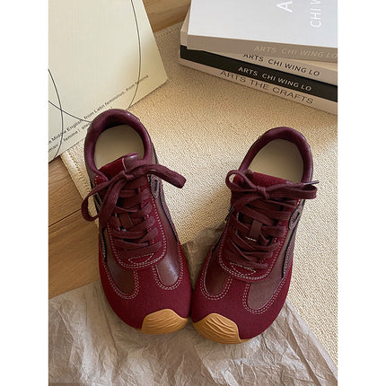 2025 New Thick-Soled Platform Double-Layer Paris Training Shoes for Women, Casual Shoes for Small People, Sports Shoes for Women, White Shoes