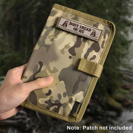 Cross-Border Tactical Stationery Outdoor Tactical Portable Notepad Loose-Leaf Detachable A5 Notebook Protective Cover